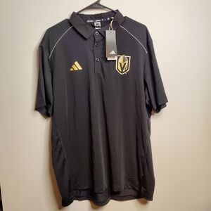 Men's Adidas Las Vegas Golden Knights Polo Size XL